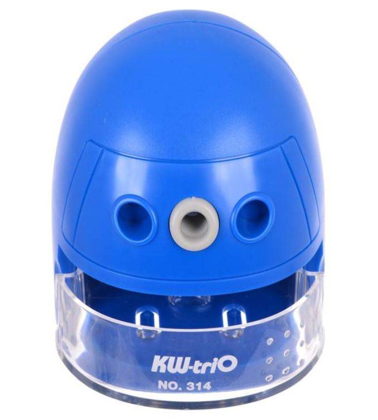 Taille-crayon à manivelle KW-TRIO 0314A, Précision, réservoir amovible, design ergonomique. Idéal pour artistes et professionnels